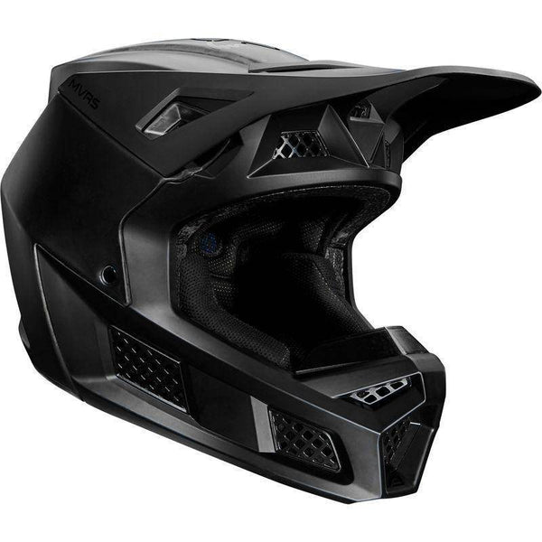 Casco Moto V3 Solids Negro Matte Fox Racing - Rideshop