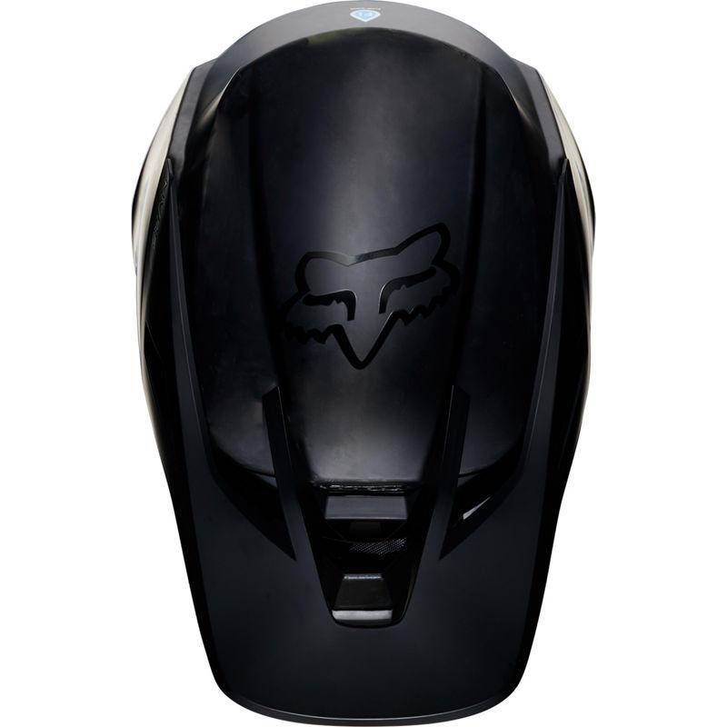 Casco Moto V3 Solids Negro Matte Fox Racing - Rideshop