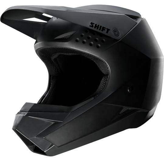 Casco Moto White Negro Shift - Rideshop