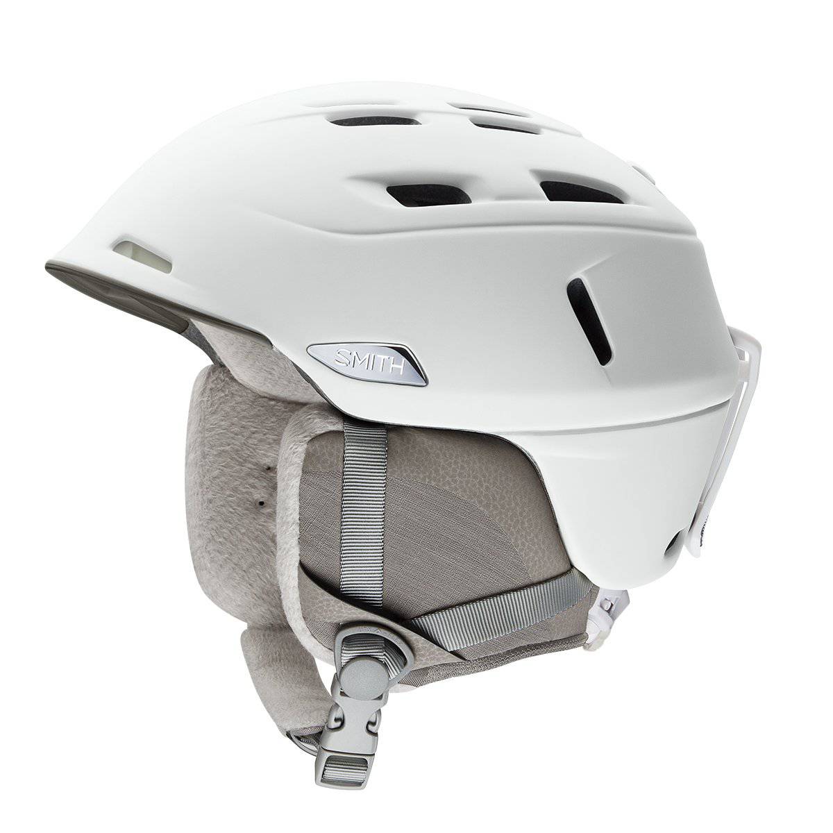 Casco Nieve Compass Pearl White S Smith - Rideshop