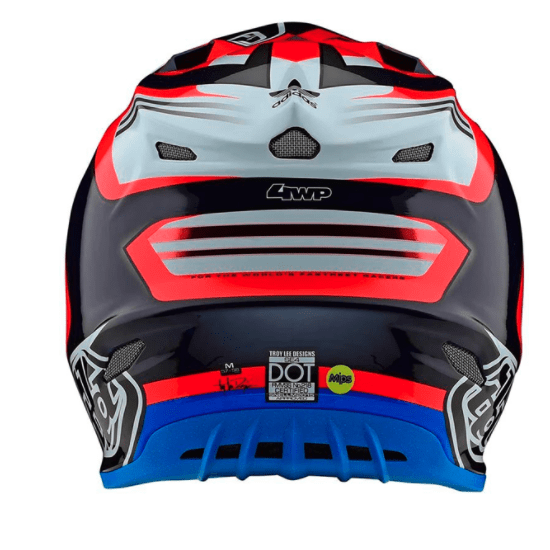 Casco Se4 Ece Carbon Flash Team Blue/Red Troy Lee Designs - Rideshop