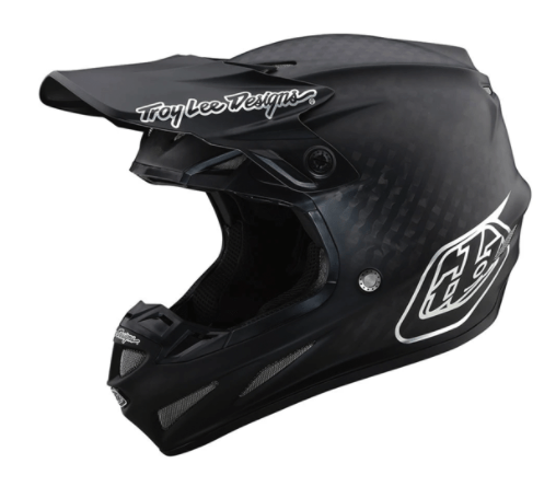 Casco Se4 Ece Carbon Midnight Black/Chorme Troy Lee Designs - Rideshop