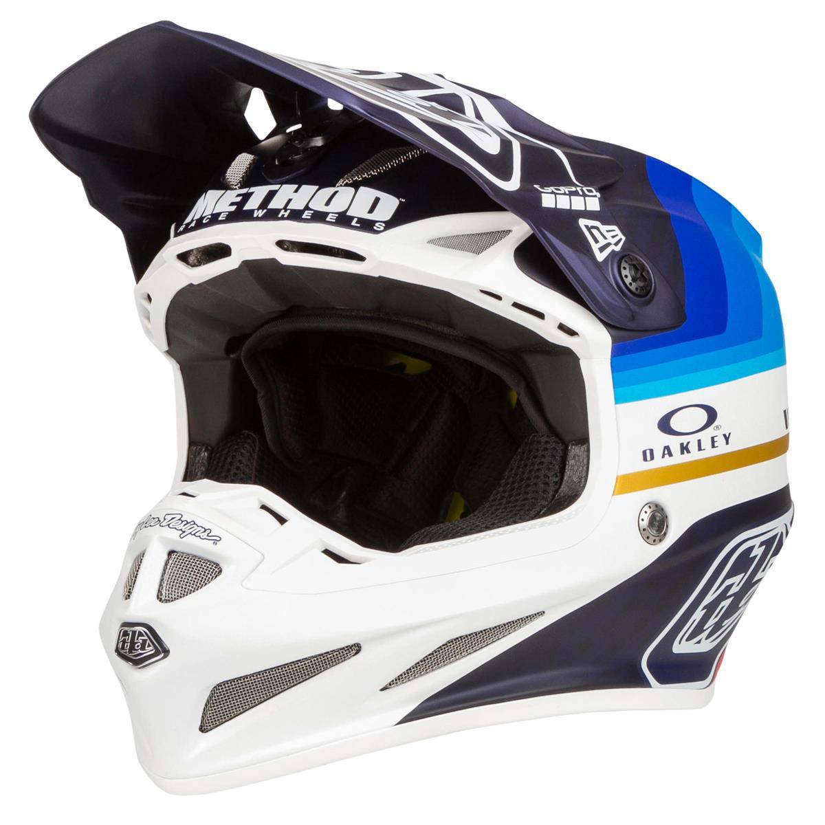 Casco Se4 Ece Carbon Mirage Navy White Troy Lee Designs - Rideshop