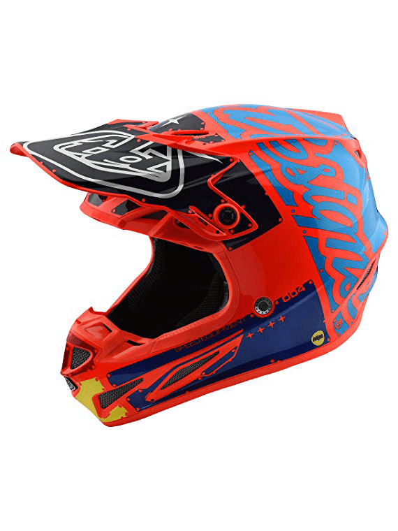 Casco Se4 Ece Composite Factory Orange Troy Lee Designs - Rideshop