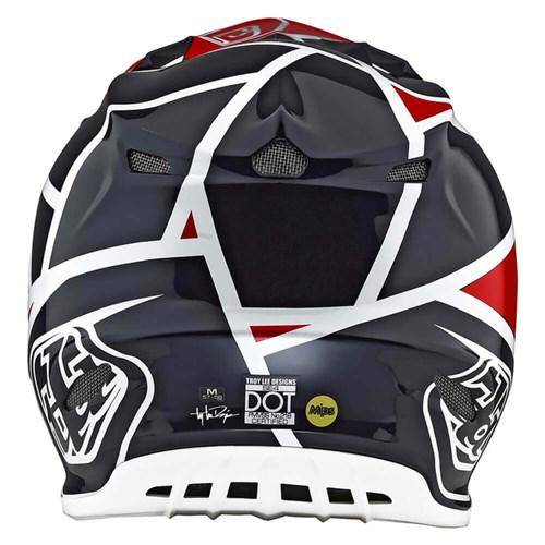 Casco Se4 Ece Composite Metric Red Navy Troy Lee - Rideshop