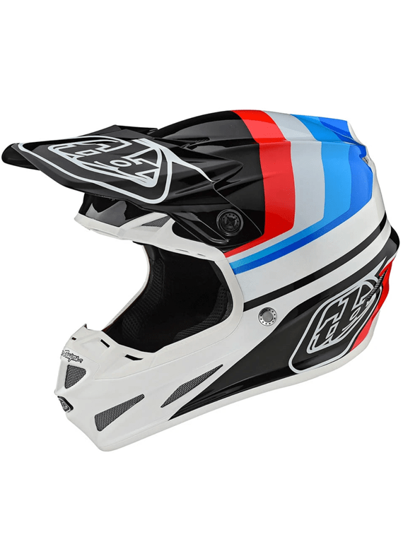 Casco Se4 Ece Composite Mirage White Black Troy Lee Designs - Rideshop