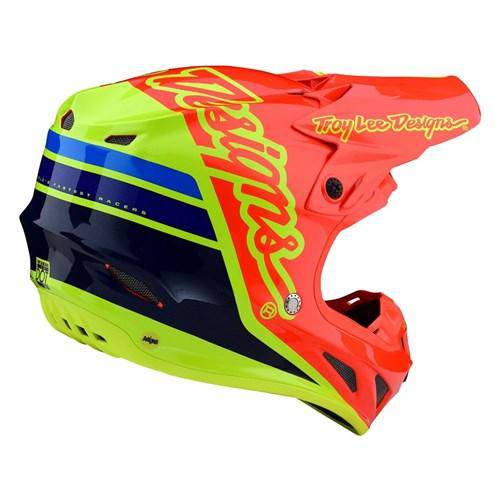 Casco Se4 Ece Composite Silhouette Orange Yellow Troy Lee - Rideshop