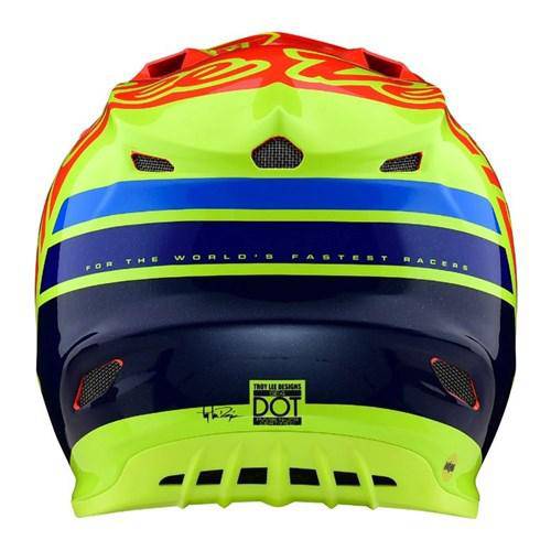 Casco Se4 Ece Composite Silhouette Orange Yellow Troy Lee - Rideshop