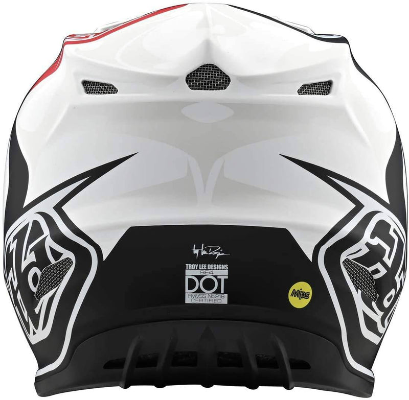 Casco Se4 Ece Composite Skully White Black Troy Lee Designs-Rideshop