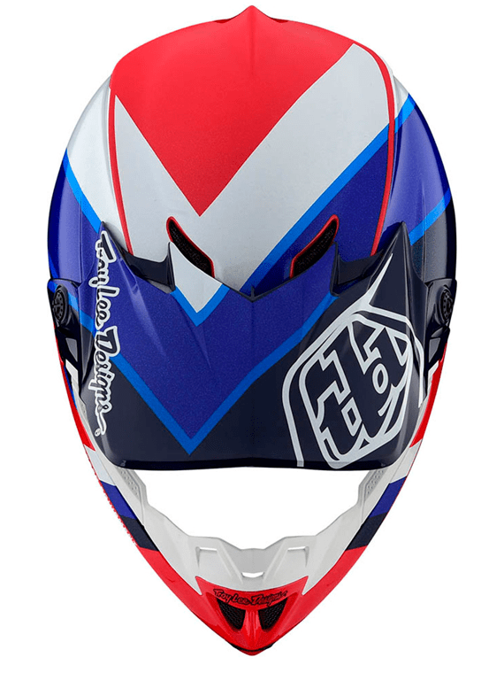 Casco Se4 Ece Polyacrylite Beta Red/Blue Troy Lee - Rideshop