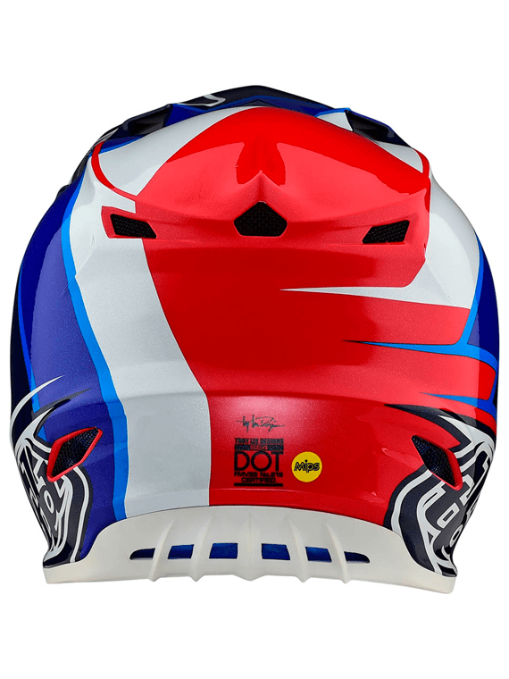 Casco Se4 Ece Polyacrylite Beta Red/Blue Troy Lee - Rideshop