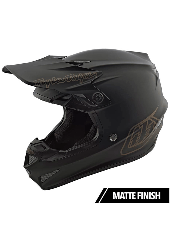 Casco Se4 Ece Polyacrylite Mono Black Troy Lee - Rideshop