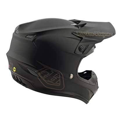 Casco Se4 Ece Polyacrylite Mono Black Troy Lee - Rideshop