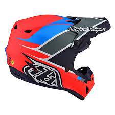 Casco Se4 Polyacrylite Beta Orange/Navy Troy Lee Designs - Rideshop