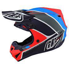 Casco Se4 Polyacrylite Beta Orange/Navy Troy Lee Designs - Rideshop