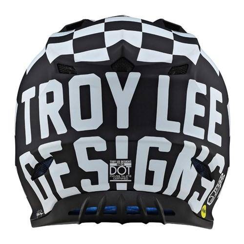 Casco Se4 Polyacrylite Checker Black / White Troy Lee Designs - Rideshop