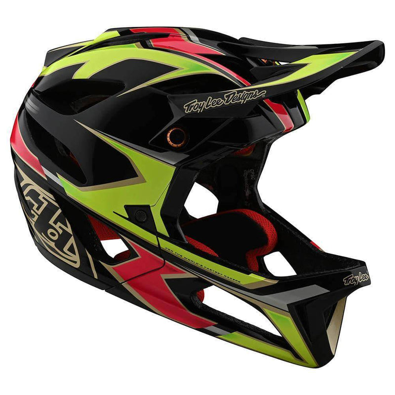 Casco Stage Ropo Pink Yellow Troy Lee Designs-Rideshop
