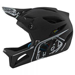 Casco Stage Stealth Black Silver Troy Lee - Rideshop