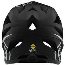 Casco Stage Stealth Black Silver Troy Lee - Rideshop