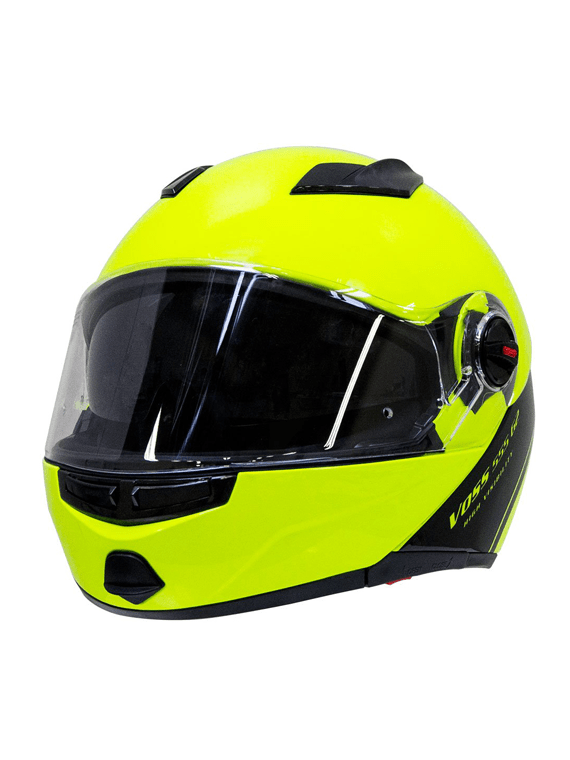 Casco Voss 555 Hvis Green Black Vector - Rideshop