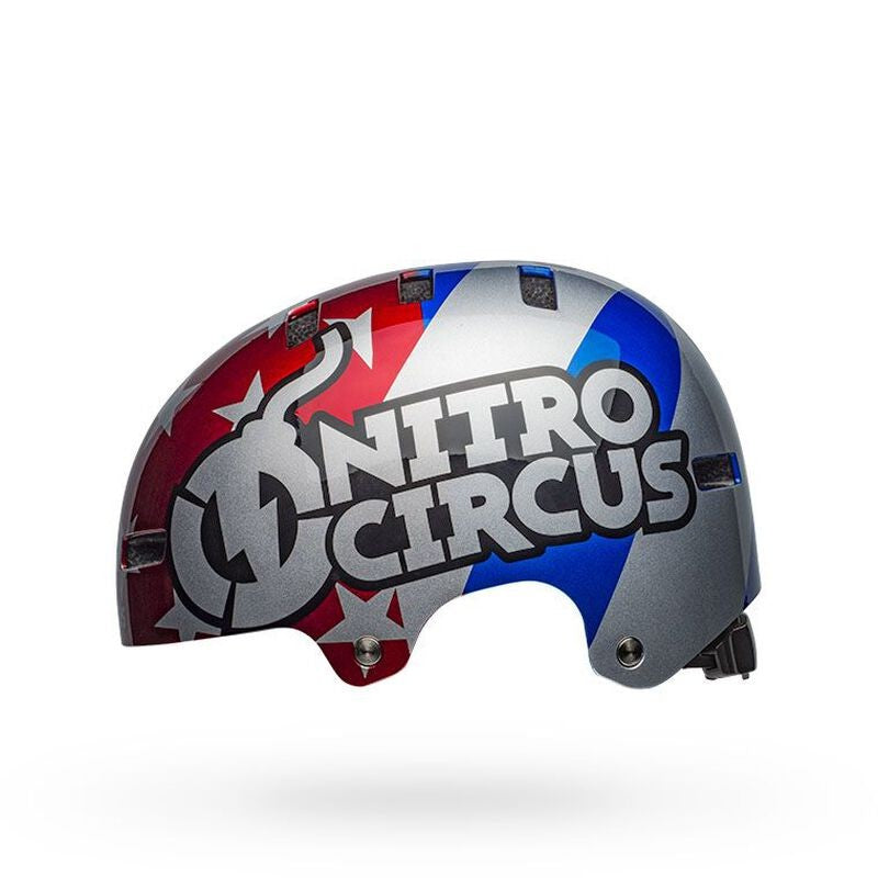 Bell Casco Local Red/Slv/Blu Nitro 19 - Rideshop