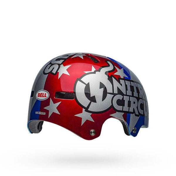 Bell Casco Local Red/Slv/Blu Nitro 19 - Rideshop