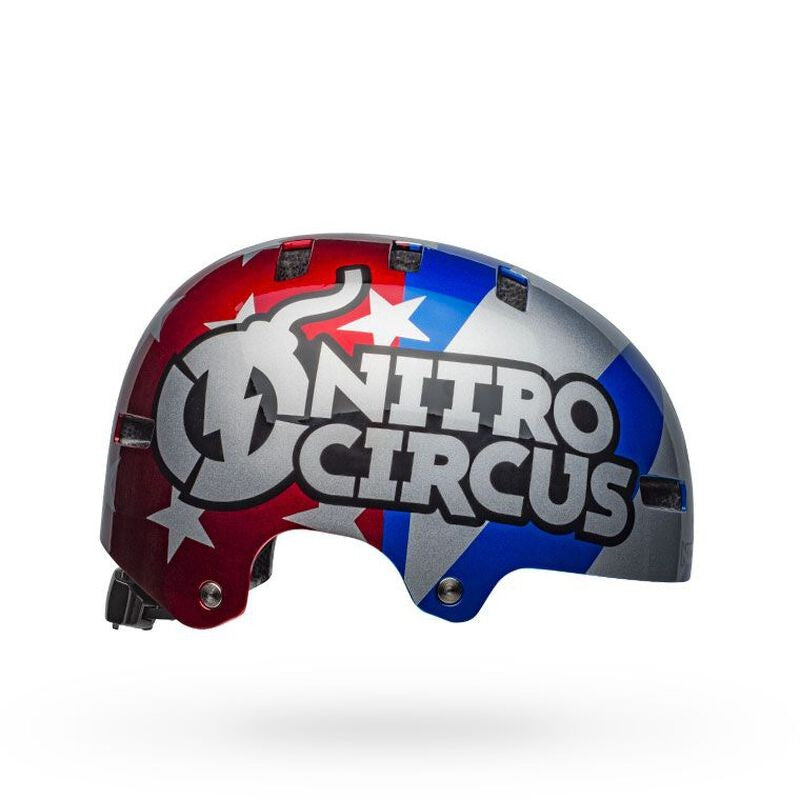 Bell Casco Local Red/Slv/Blu Nitro 19 - Rideshop