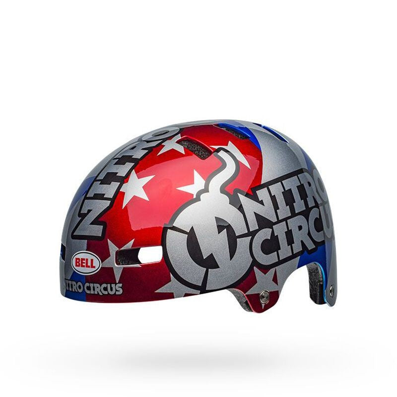 Bell Casco Local Red/Slv/Blu Nitro 19 - Rideshop