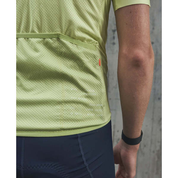 Poc Tricota Essential Road Logo Jersey Lemon Calcite - Rideshop