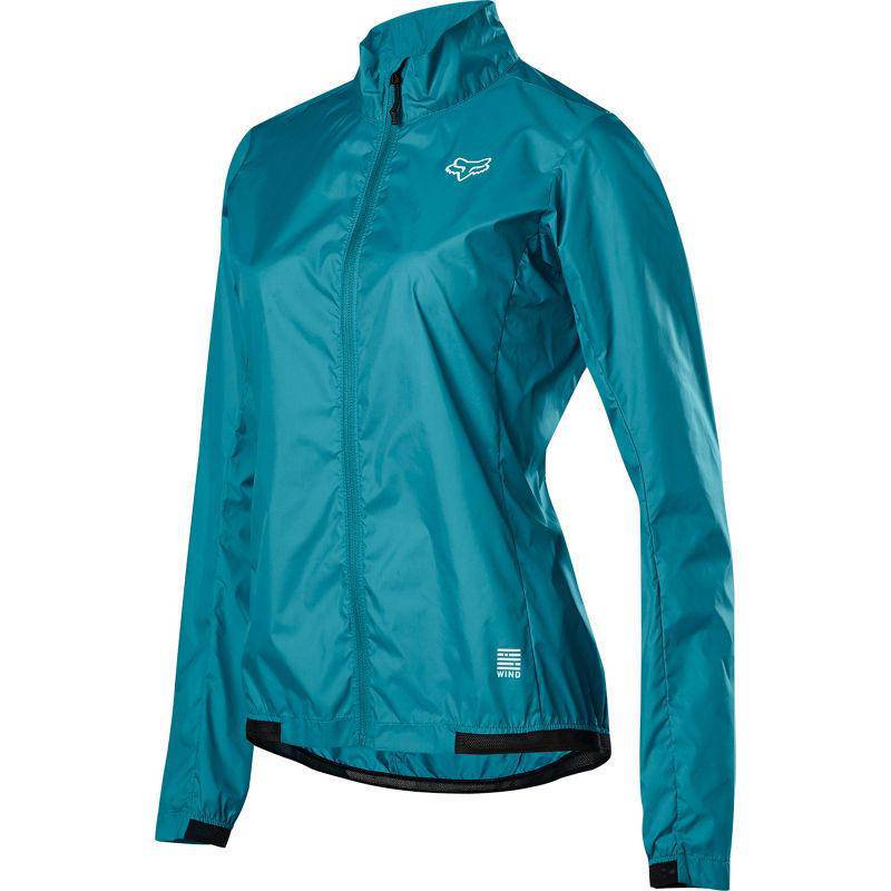 Chaqueta Bicicleta Mujer Defend Wind Celeste Fox Racing- - Rideshop