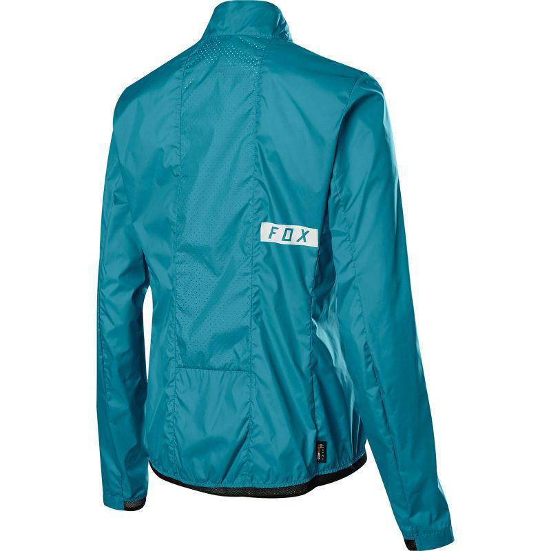 Chaqueta Bicicleta Mujer Defend Wind Celeste Fox Racing- - Rideshop