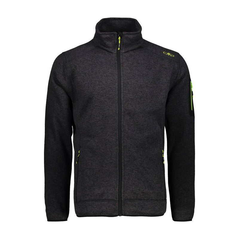 Chaqueta Polar Man 3H60747N Nero Mel/Anthracite CMP - Rideshop