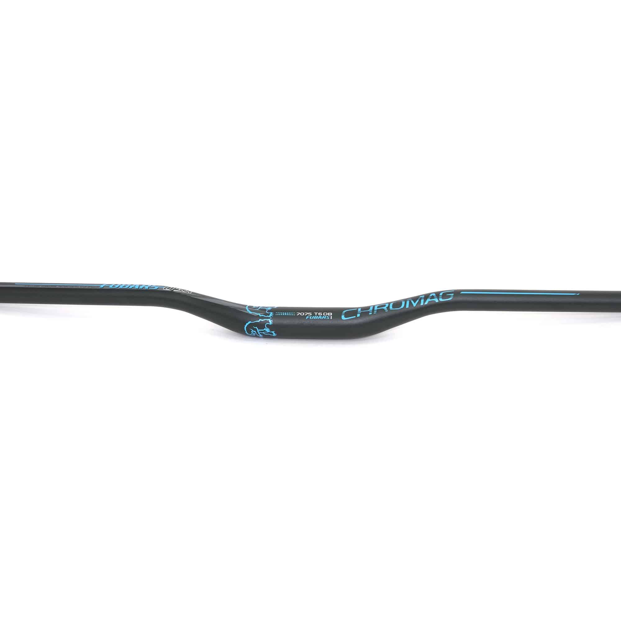 Chromag - Manubrio Osx Alum 31.8mmx25º Neg/Azul - Rideshop