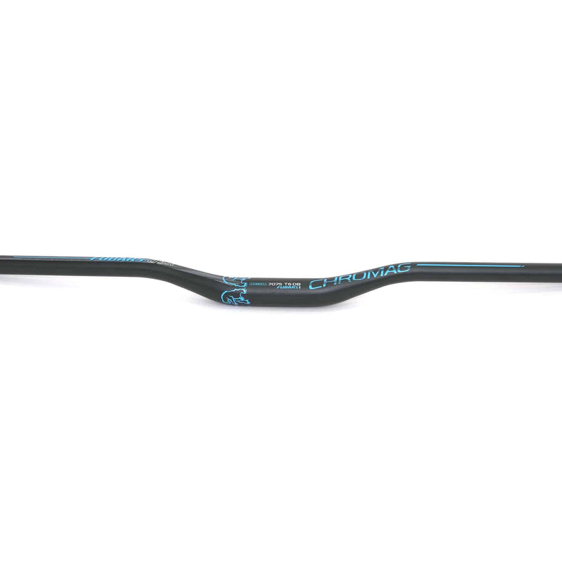 Chromag - Manubrio Osx Alum 31.8mmx25º Neg/Azul-Rideshop