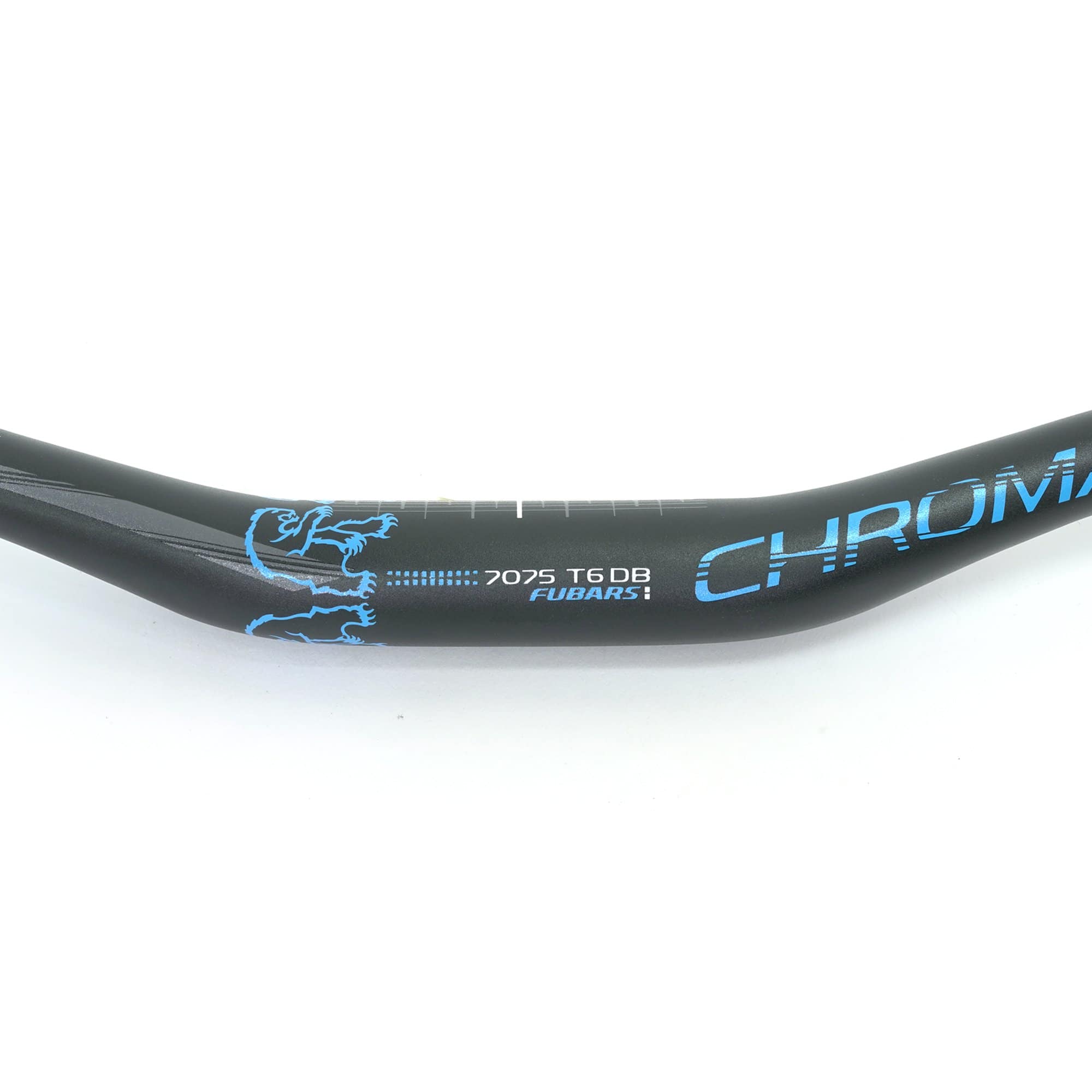Chromag - Manubrio Osx Alum 31.8mmx25º Neg/Azul - Rideshop