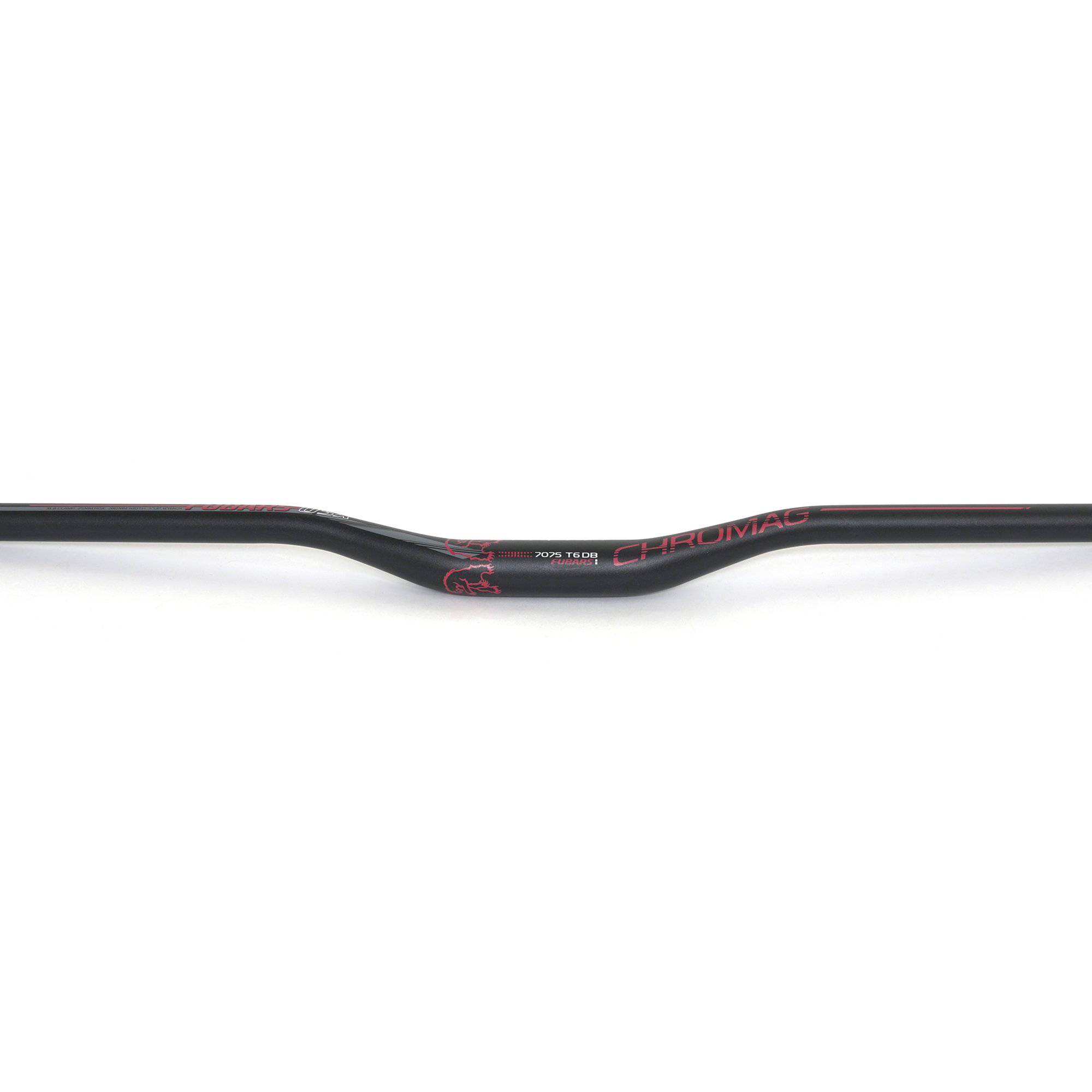 Chromag - Manubrio Osx Alum 31.8mmx25º Neg/Rojo - Rideshop