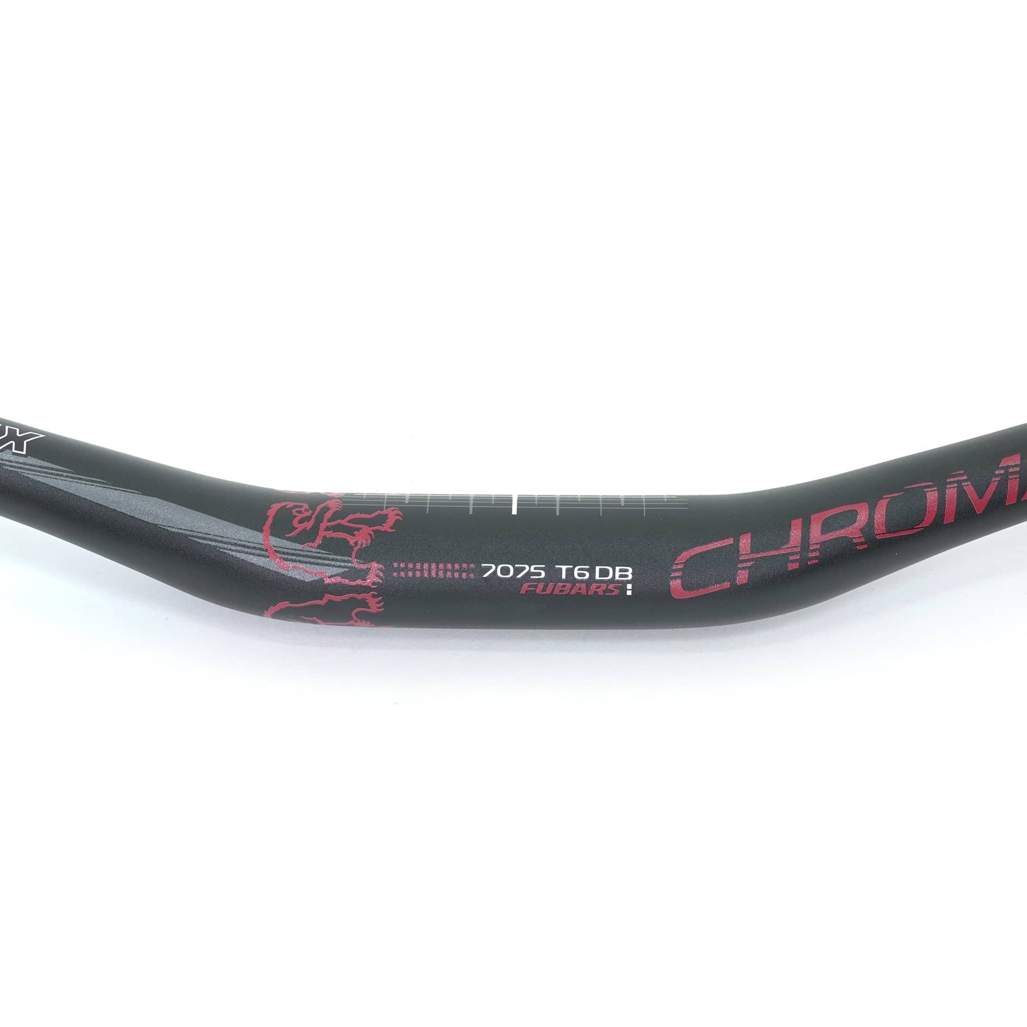 Chromag - Manubrio Osx Alum 31.8mmx25º Neg/Rojo - Rideshop