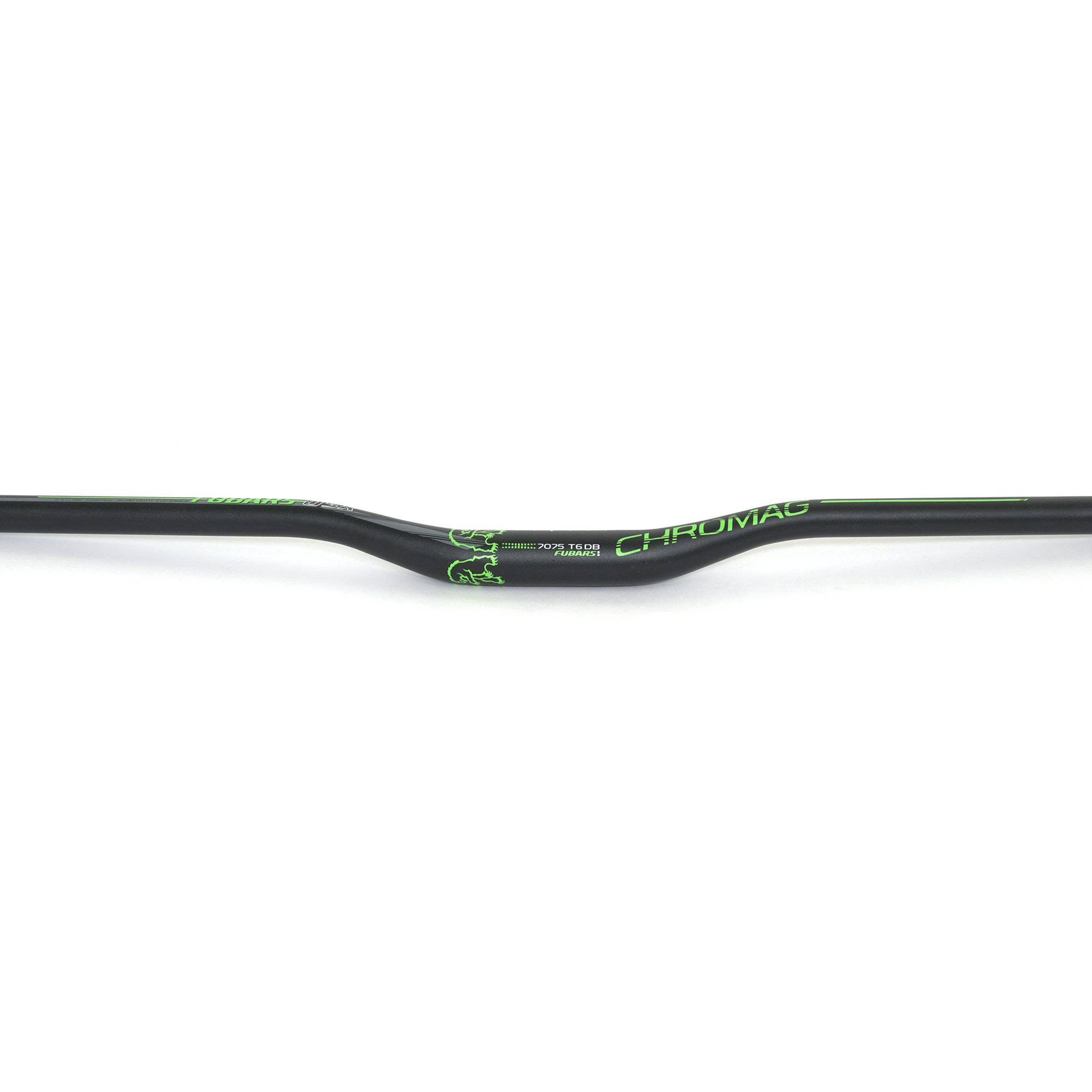 Chromag - Manubrio Osx Alum 31.8mmx25º Neg/Verde - Rideshop