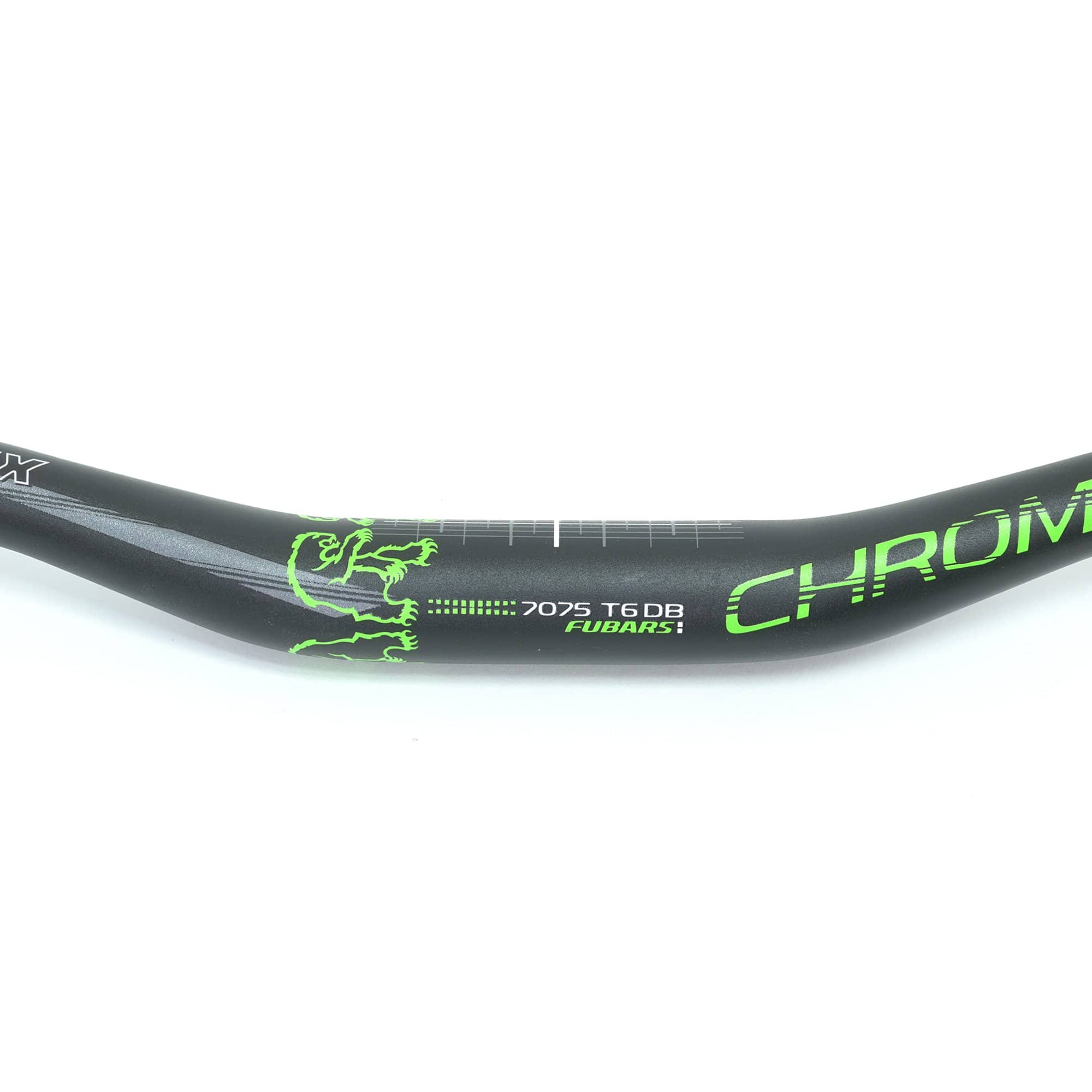 Chromag - Manubrio Osx Alum 31.8mmx25º Neg/Verde - Rideshop