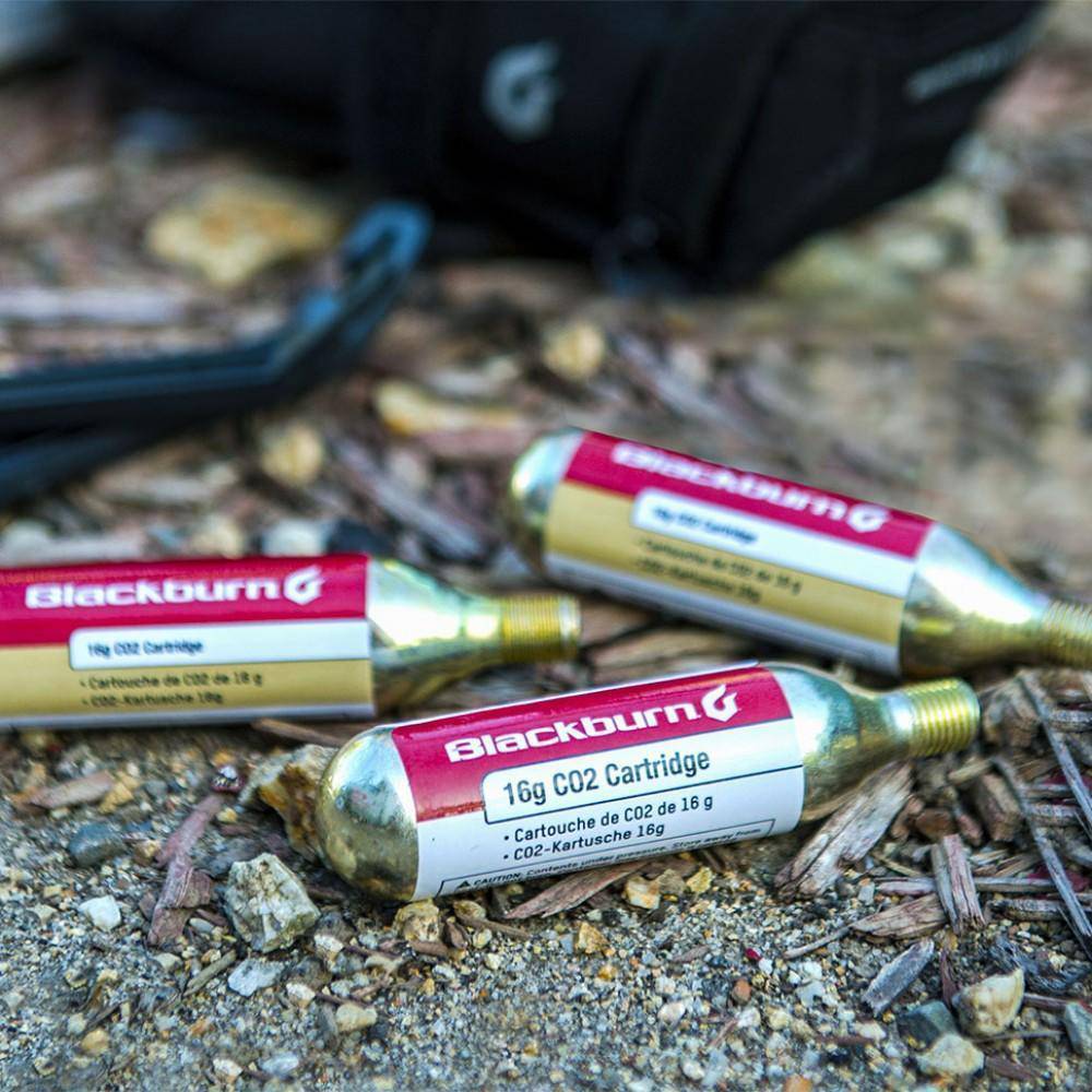 CO2 16GR Bombín De Bicicleta Pack 3U Dorado Blackburn - Rideshop