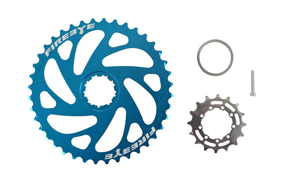 Corona One Up Comp Shimano 40t Azul FireEye - Rideshop
