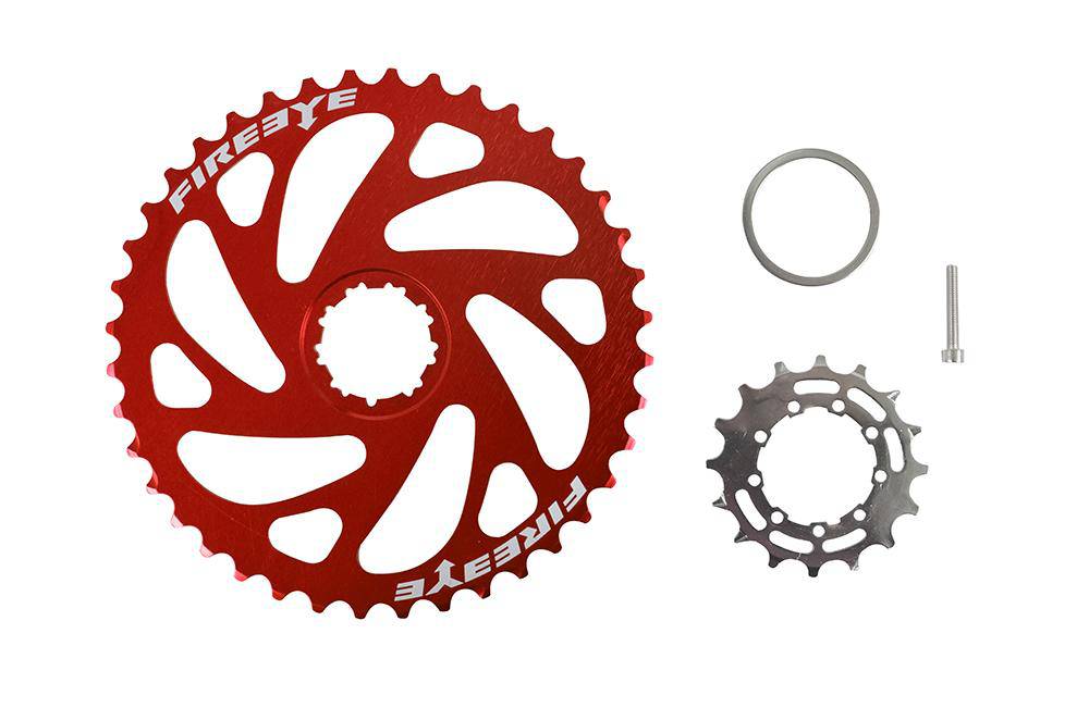 Corona One Up Comp Shimano 40t Rojo FireEye - Rideshop