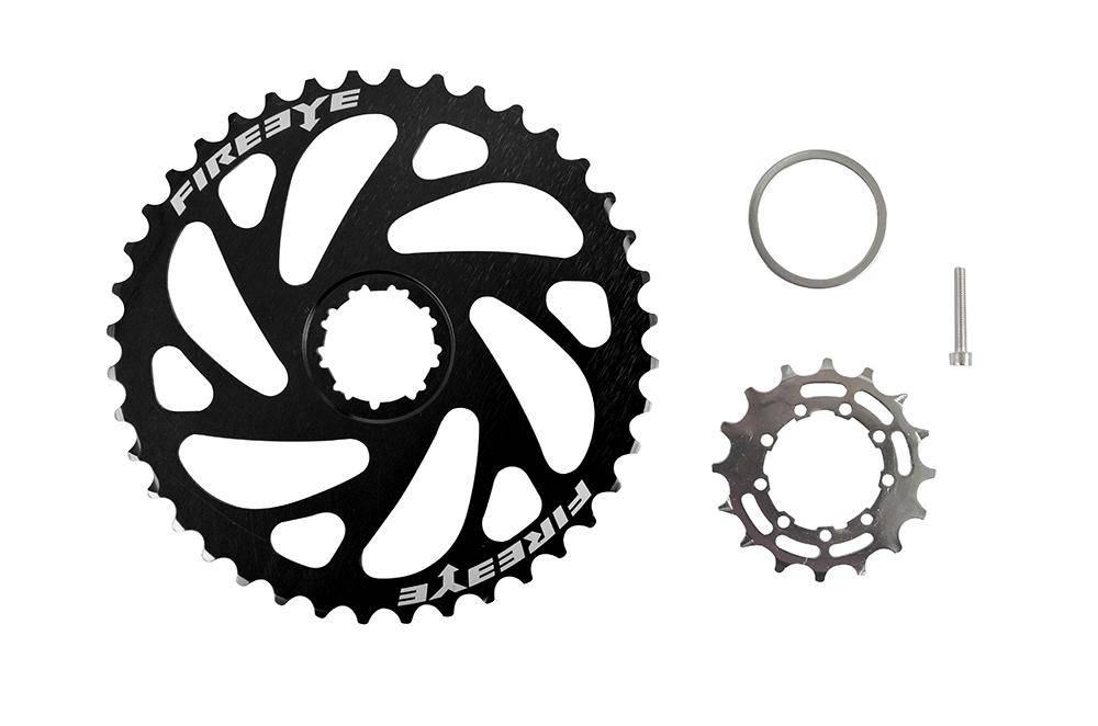 Corona One Up Comp Shimano 42t Negro FireEye - Rideshop