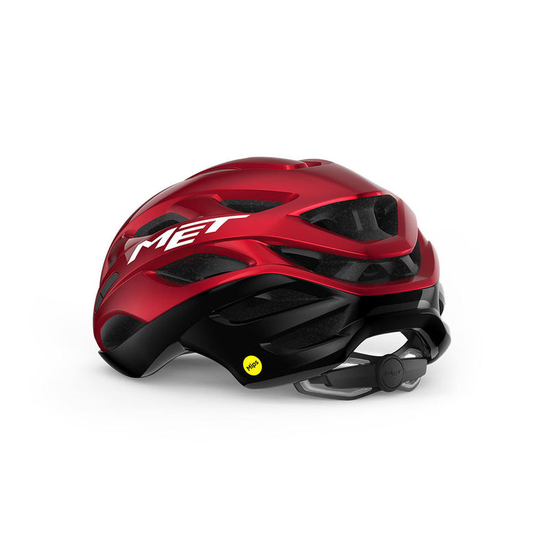 Met Casco de Bicicleta Estro Mips Red Black Metallic Glossy - Rideshop