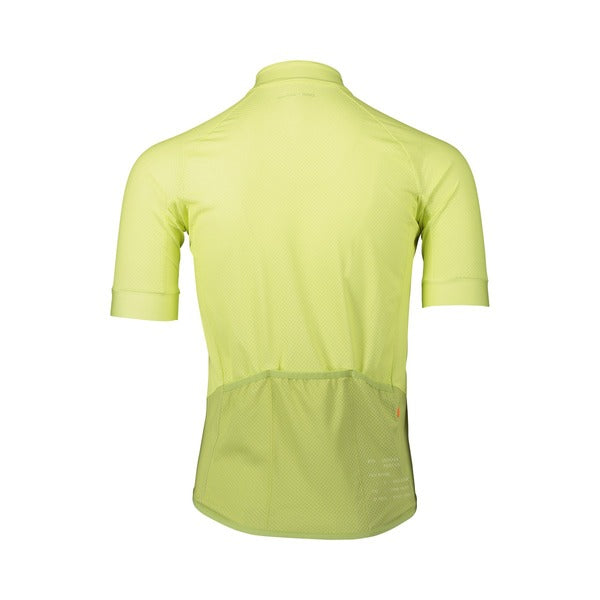 Poc Tricota Essential Road Logo Jersey Lemon Calcite - Rideshop