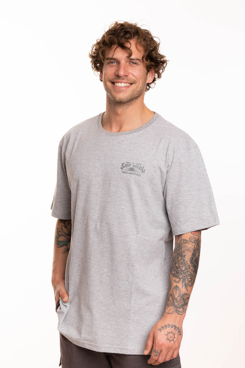 Toke Polera Shop Local Gris - Rideshop