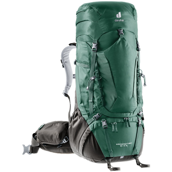 Mochila Aircontact Pro 55+15lts SL Seagreen-Coffee Deuter - Rideshop