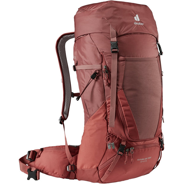 Mochila Futura Air Trek 55+10lts SL Redwood-Lava Deuter - Rideshop