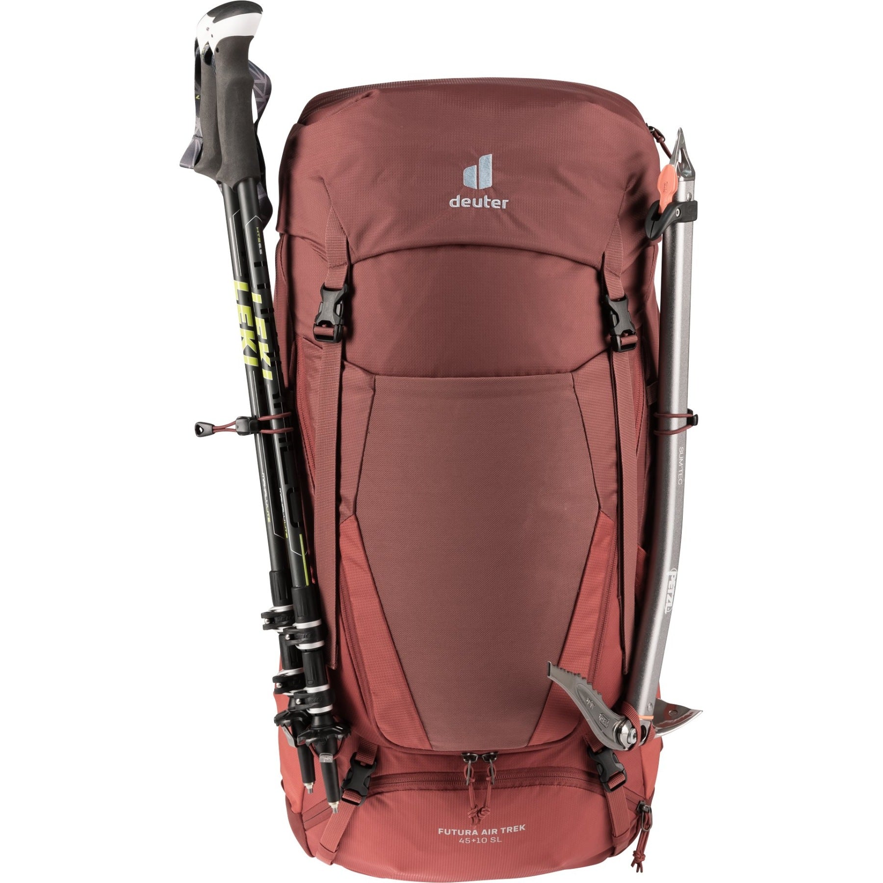 Mochila Futura Air Trek 55+10lts SL Redwood-Lava Deuter - Rideshop
