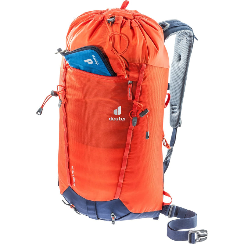 Mochila Guide Lite 24lts Papaya-Navy Deuter - Rideshop